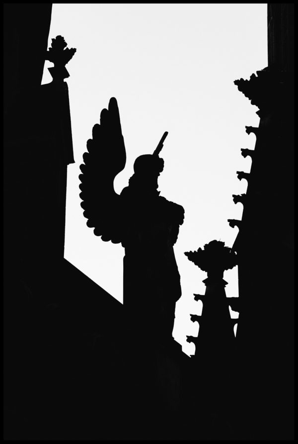 Silueta anděla - Schwarzenberská hrobka